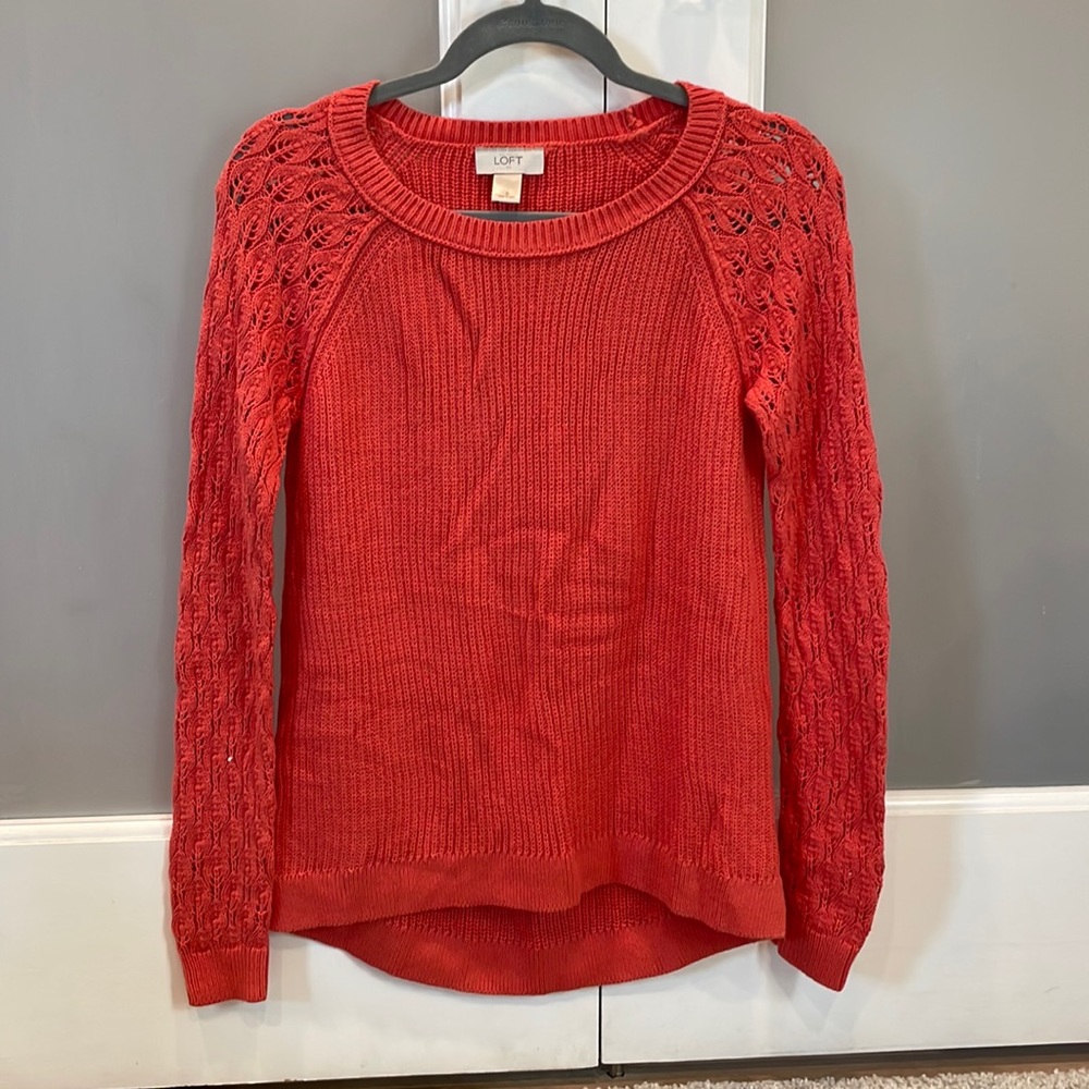 Red Loft Sweater